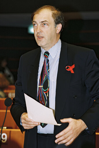 Zdjęcie 1: MEP Charles GOERENS during the plenary session at the European Parliament in Brussels.