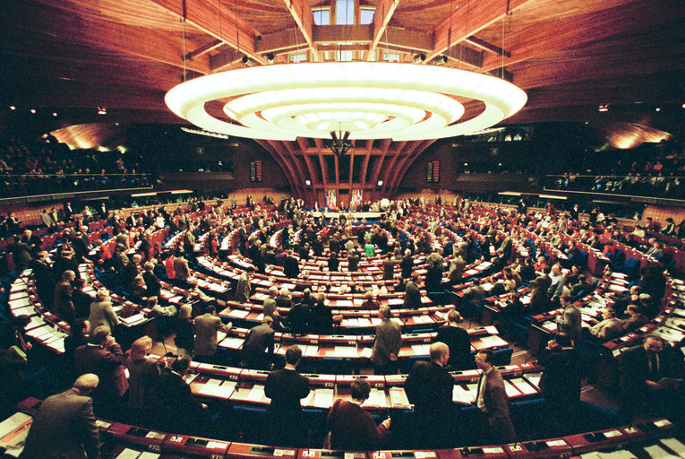 Fotografia 28: Arrival of the observers and MEPs for Sweden, Austria and FInland following the 1995 enlargement