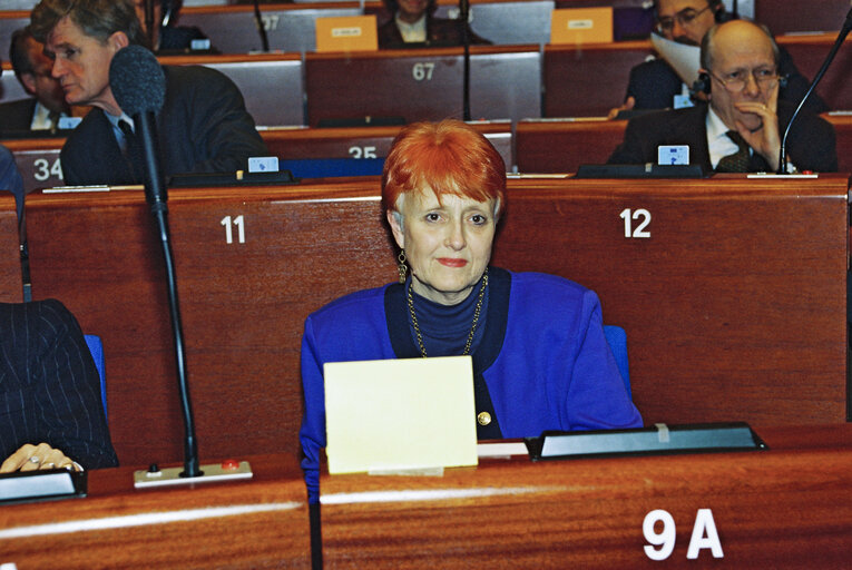 Fotografia 30: Arrival of the observers and MEPs for Sweden, Austria and FInland following the 1995 enlargement