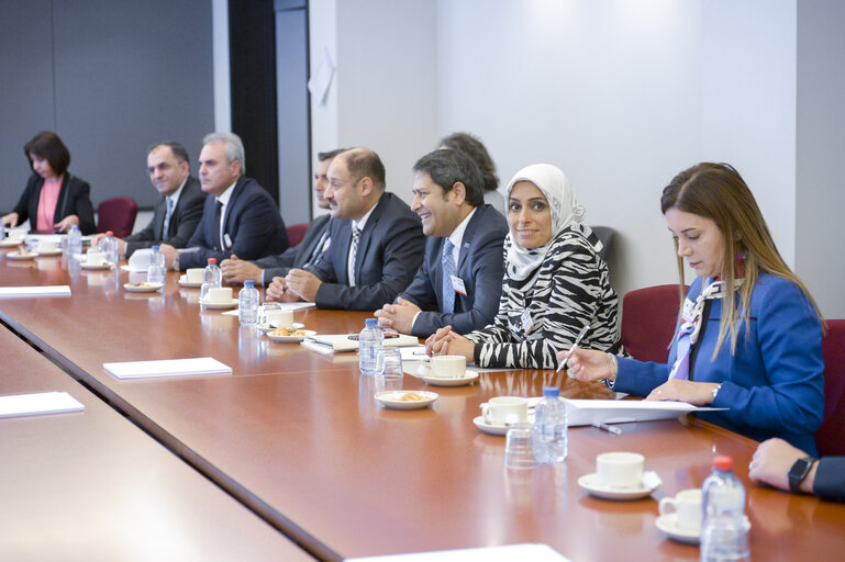 Manolis KEFALOGIANNIS meets with a delegation of Turkey.