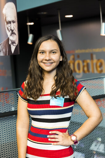 Fotografi 3: Visit of the Charlemagne Youth Prize winners at the European Parliament