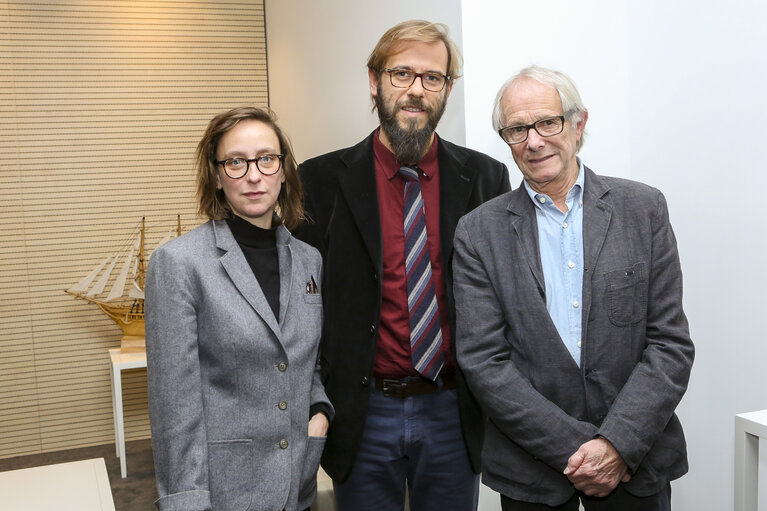 Zdjęcie 1: 10th anniversary of the Lux Film Prize: Visit of director Ken Loach