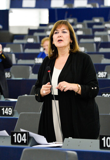 Photo 24: Plenary session week 40 2016 in Strasbourg - Preparation of the European Council meeting of 20 and 21 October 2016. Council and Commission statements