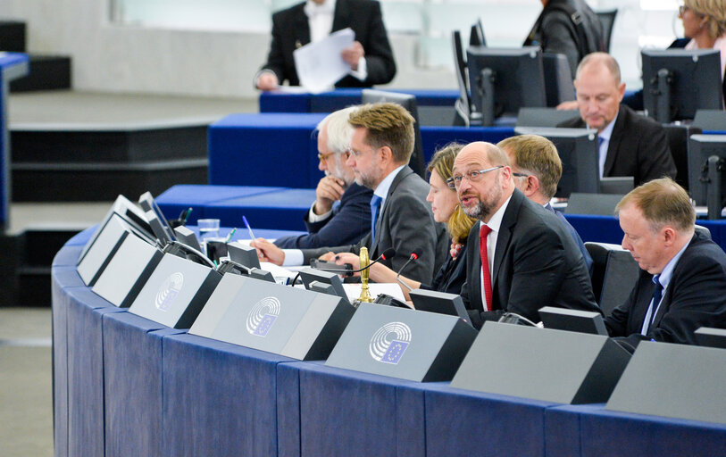 Photo 6: Plenary session week 40 2016 in Strasbourg - Preparation of the European Council meeting of 20 and 21 October 2016. Council and Commission statements