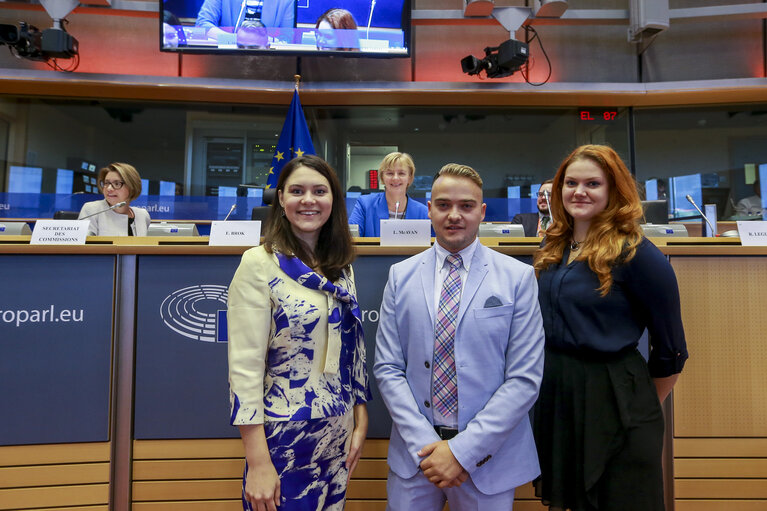 Fotó 17: AFET - DEVE joint committee meeting.Discussion with young people of the European Youth Event (EYE) on the role of EU external action in dealing with migratory flows