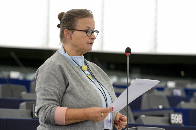 Φωτογραφία 5: Plenary session week 40 2016 in Strasbourg - Sustainable finance