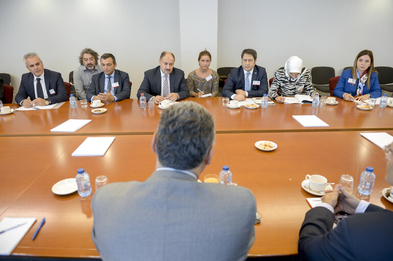 Fotografie 2: Manolis KEFALOGIANNIS meets with a delegation of Turkey.