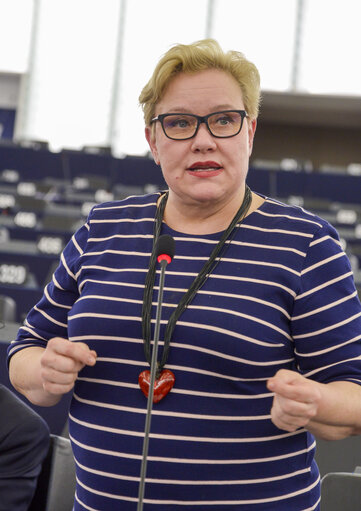 Φωτογραφία 12: Plenary session week 40 2016 in Strasbourg - Women’s rights in Poland.