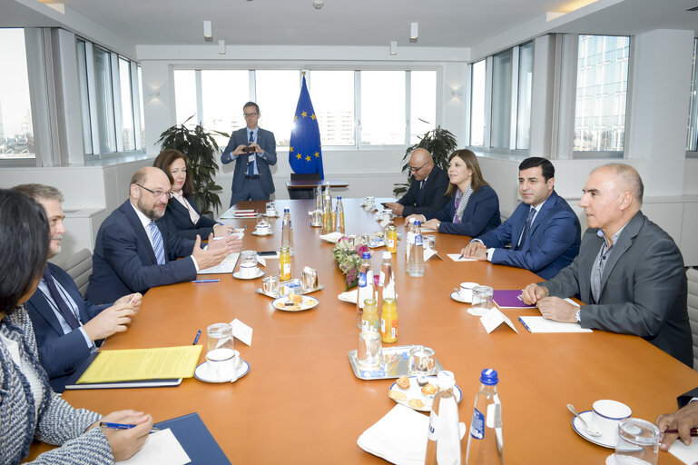 EP President meets with Selahattin DEMIRTAS, co-chair of the Peoples' Democratic Party (HDP)