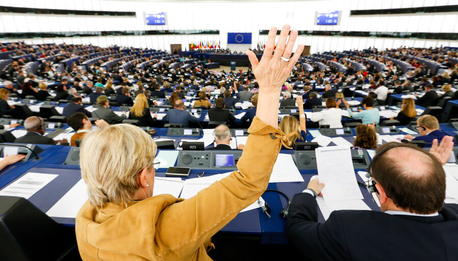 Foto 20: Plenary session week 40 2016 in Strasbourg - VOTES