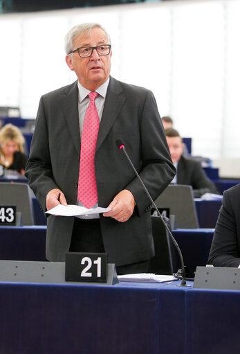 Photo 39: Plenary session week 40 2016 in Strasbourg - Preparation of the European Council meeting of 20 and 21 October 2016. Council and Commission statements