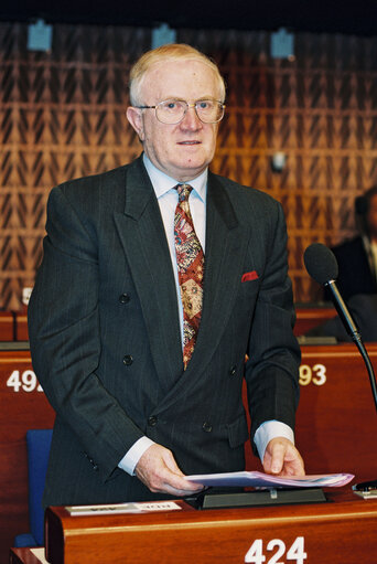 Plenary session in Strasbourg