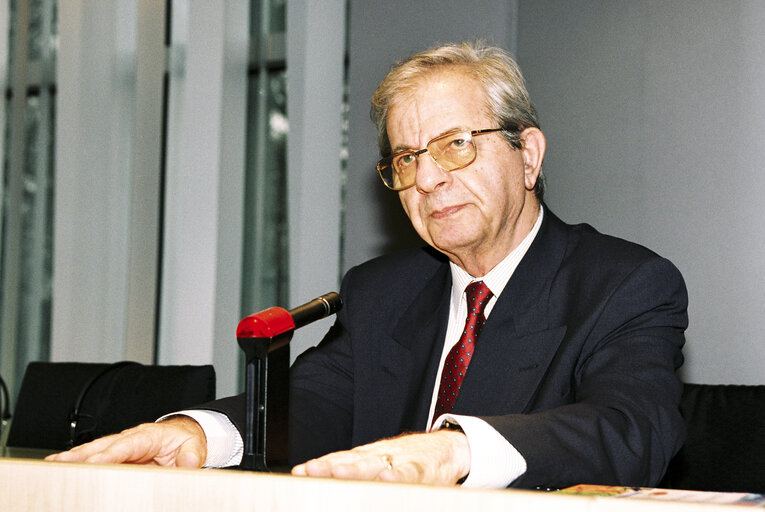 Meeting at the European Parliament in Brussels