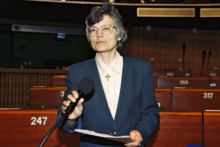 Nuotrauka 9: Portrait of MEP Veronica Mary HARDSTAFF in Strasbourg