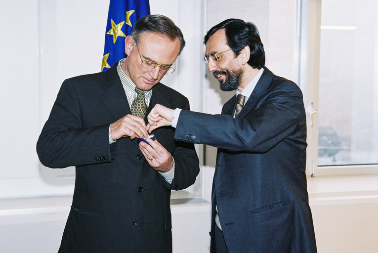 Fotografia 6: EP President meets with MEP Riccardo GAROSCI