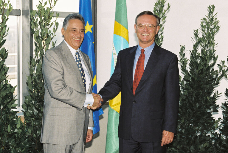 Photo 11 : Visit of Fernando Henrique CARDOSO, President of Brazil at the European Parliament in Brussels