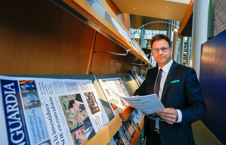Photo 10: Angelo CIOCCA in the European Parliament in Strasbourg