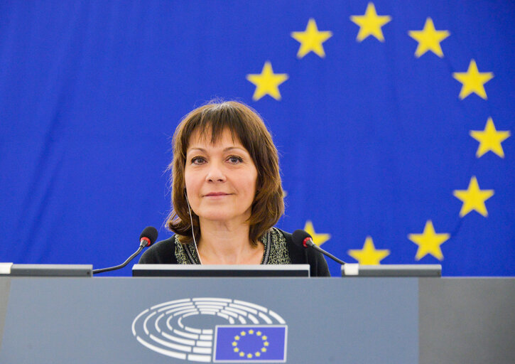 Fotografi 5: Plenary session week 43 2016 in Strasbourg - EU mechanism on democracy, the rule of law and fundamental rights.