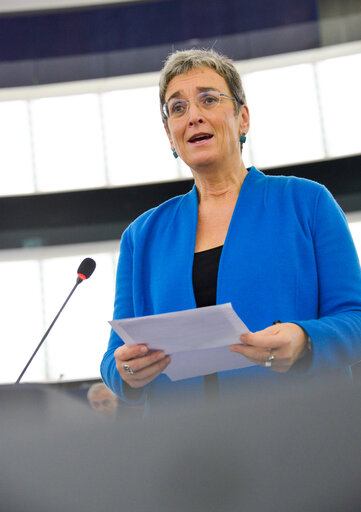 Fotografi 43: Plenary session week 43 2016 in Strasbourg - EU mechanism on democracy, the rule of law and fundamental rights.