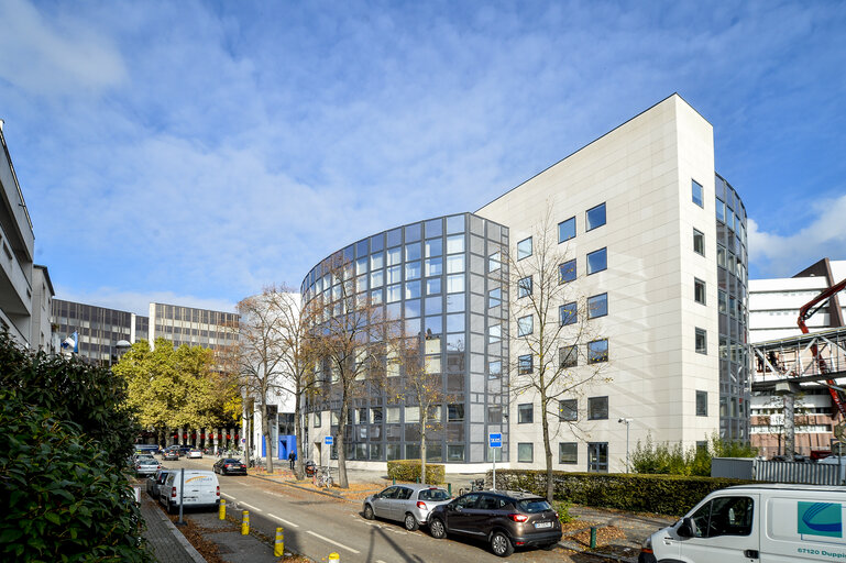 Outside view of the PFL building in Strasbourg