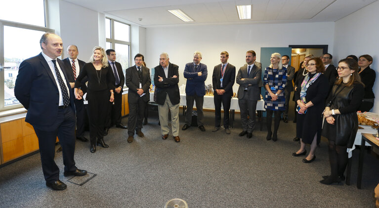 Foto 10: 25th anniversary of the presence of the first representative of a national parliament at the EP.