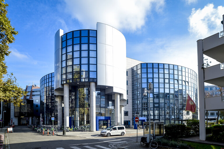 Outside view of the PFL building in Strasbourg