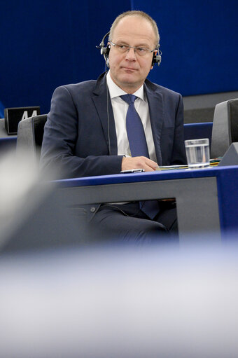 Fotografija 16: Plenary session week 43 2016 in Strasbourg - Switch between summer and winter time