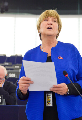 Fotografi 18: Plenary session week 43 2016 in Strasbourg - EU mechanism on democracy, the rule of law and fundamental rights.