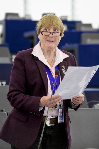 Fotografija 9: Plenary session week 43 2016 in Strasbourg - Switch between summer and winter time