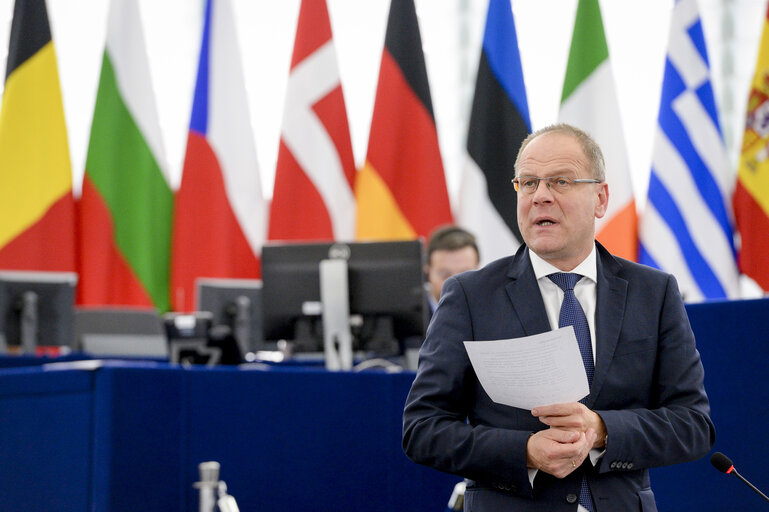 Foto 2: Plenary session week 43 2016 in Strasbourg - Switch between summer and winter time