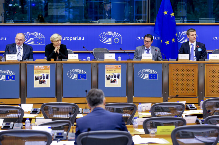 Fotografija 6: SEDE Public hearing ' Afghanistan: the future of the EUPOL mission '