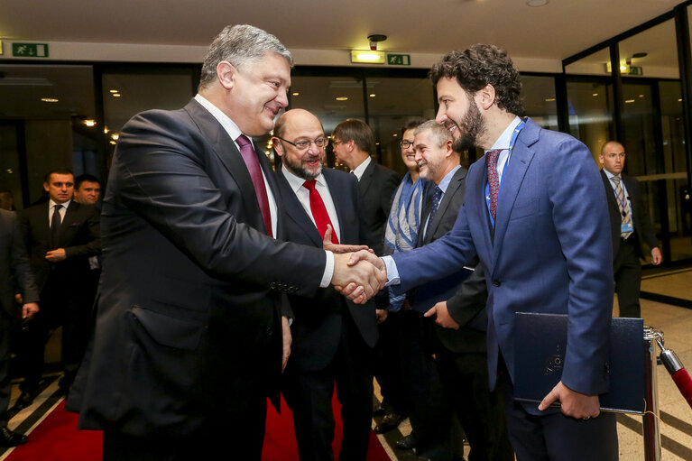 Nuotrauka 2: EP President meets with the President of Ukraine