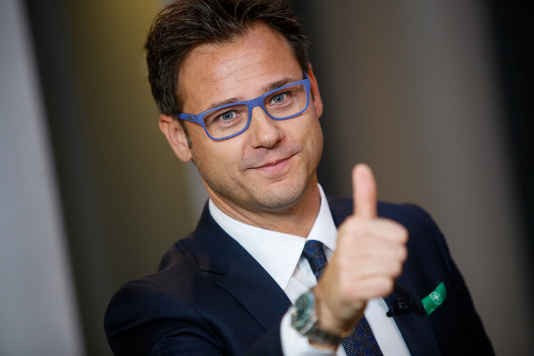 Photo 8: Angelo CIOCCA in the European Parliament in Strasbourg