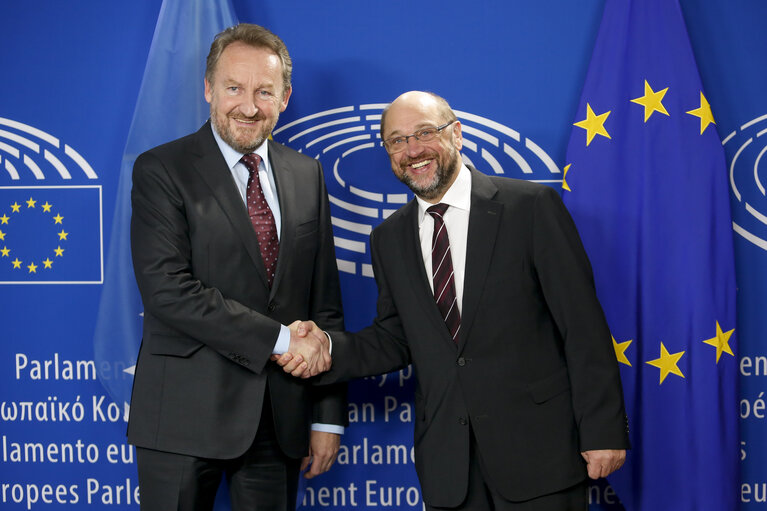 Fotografi 4: Martin SCHULZ - EP President meets with Bakir IZETBEGOVIC, Chairman of the Presidency of Bosnia and Herzegovina