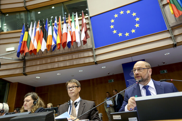 Fotografija 21: Plenary Session week 38 2015 in Brussels: Resumption of session and order of business