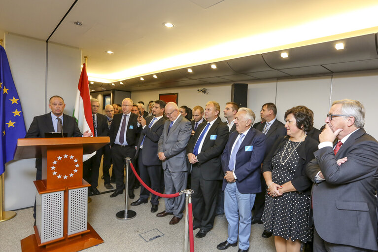 Fotó 17: Inauguration of the statue Gyula HORN - Former Prime Minster of Hungary