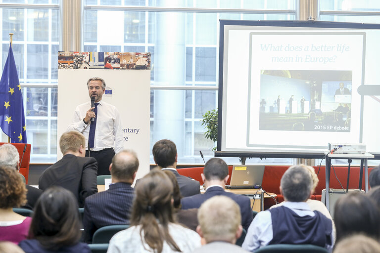 Fotografie 2: EPRS event - Better Than GDP? The OECD Better Life Index