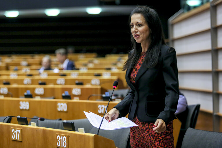 Fotografi 13: Plenary Session week 38 2015 in Brussels: Debate - Decision adopted on 15 July 2015 on the energy summer package - Commission statement