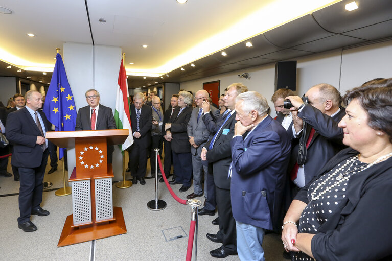 Fotó 11: Inauguration of the statue Gyula HORN - Former Prime Minster of Hungary