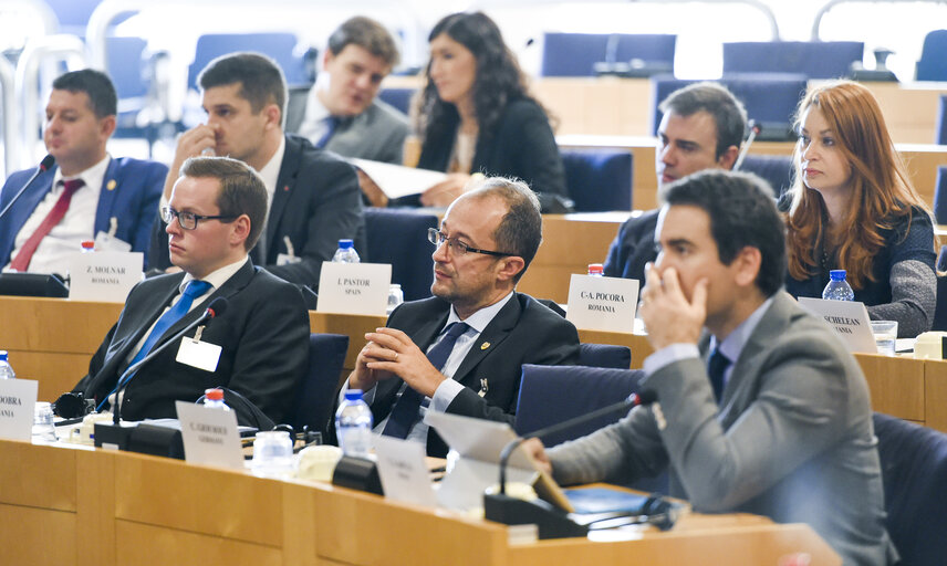 Photo 1: EU40, Young Parliament Members European Forum.