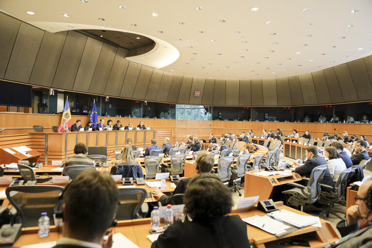 Fotografija 1: EU-Moldova Delegation parliamentary association committee