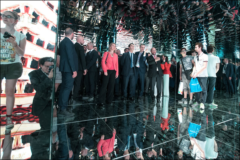 EP President and High Representative of the Union for Foreign Affairs and Security Policy take partin Citizens' Dialogue at Expo Milan and inaugurate EU Pavilion on the Europe Day