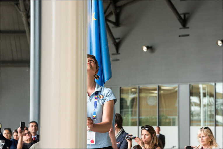 Снимка 42: EP President and High Representative of the Union for Foreign Affairs and Security Policy take partin Citizens' Dialogue at Expo Milan and inaugurate EU Pavilion on the Europe Day