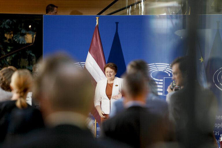 Valokuva 6: Presentation of the conclusions of the Latvian Presidency of the Council of the European Union