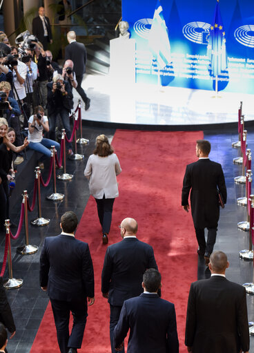 Fotografie 12: Official Visit of Prime Minister of Greece in Plenary Session Strasbourg