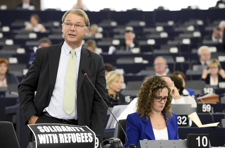 Fotografija 2: State of the Union debate Plenary Session week 37 in Strasbourg - Migration and refugees in Europe