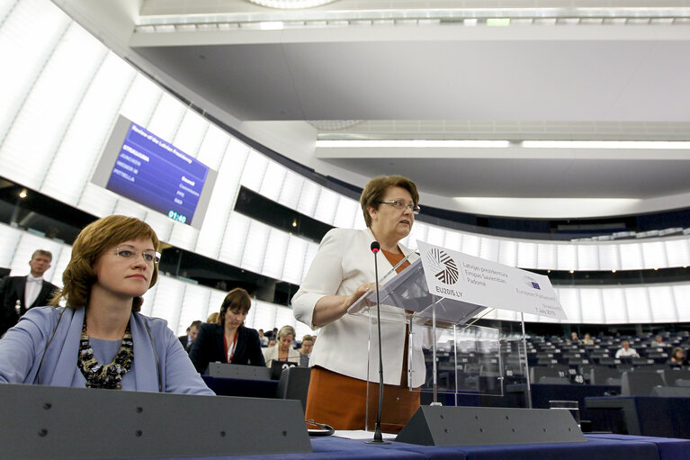 Foto 28: Presentation of the conclusions of the Latvian Presidency of the Council of the European Union