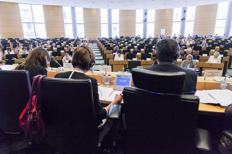 Foto 14: ENVI committee meeting: Exchange of views with the Minister on Health and  Gender Equality of Luxembourg