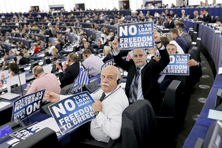 Fotografija 50: Official visit of Prime Minister of Greece in Plenary session week 28 2015 in Strasbourg