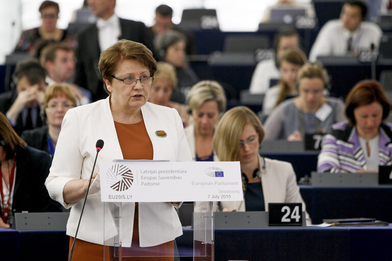 Foto 26: Presentation of the conclusions of the Latvian Presidency of the Council of the European Union